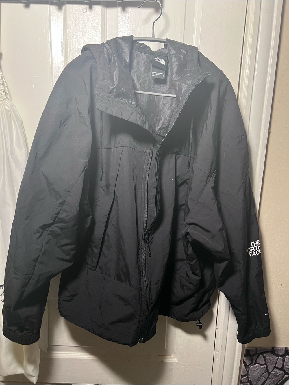 The North Face Black Hooded Rain Jacket for Men